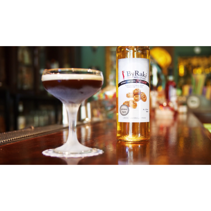 ByRaki flavor - Λικέρ Ηδύποτο Καφέ με Τσικουδία Κρήτης vol 16% alc