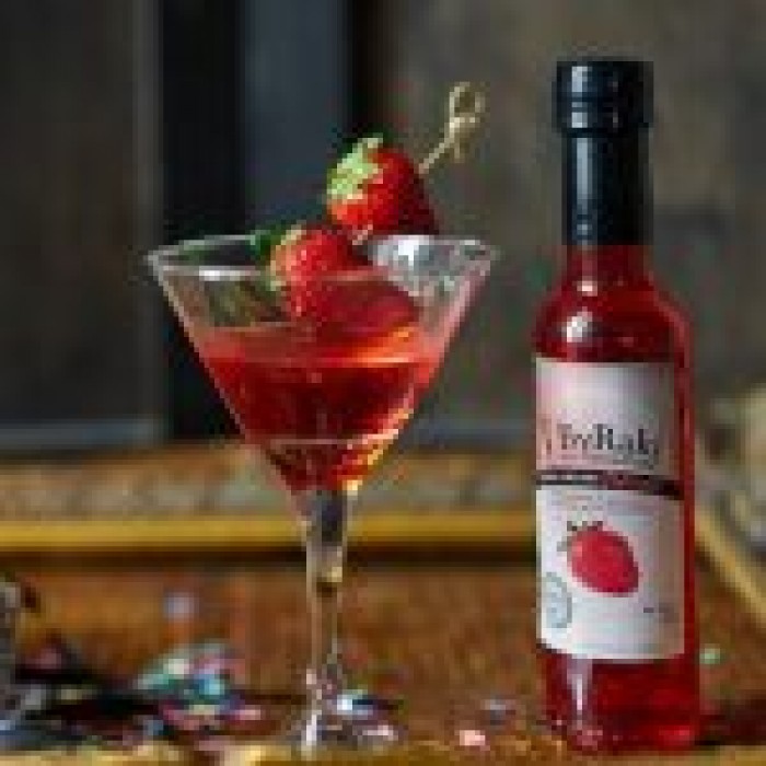 ByRaki flavor - Λικέρ Ηδύποτο Φράουλα με Τσικουδία Κρήτης  vol 16% alc