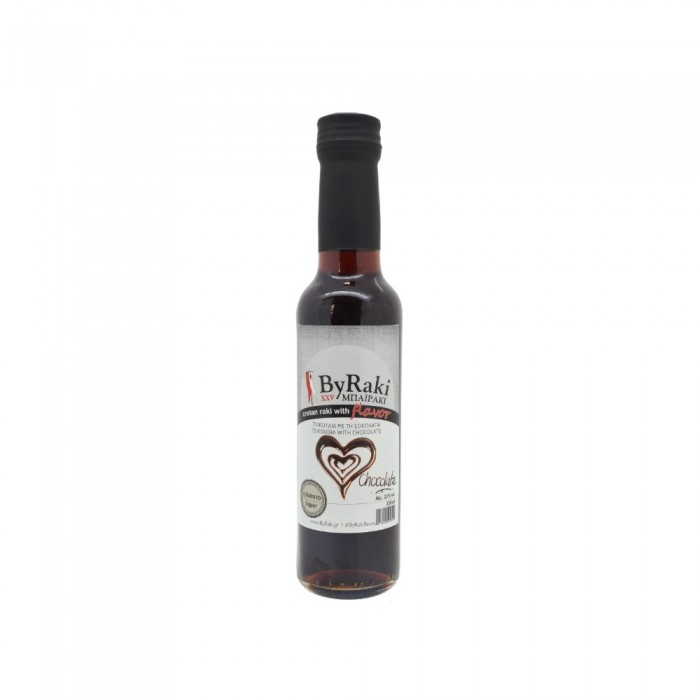 ByRaki flavor - Λικέρ Ηδύποτο Σοκολάτα με Τσικουδία Κρήτης vol 25% alc 