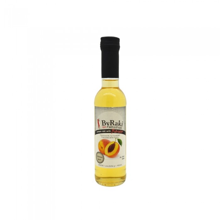 ByRaki flavor - Λικέρ Ηδύποτο Ροδάκινο με Τσικουδία Κρήτης vol 25% alc