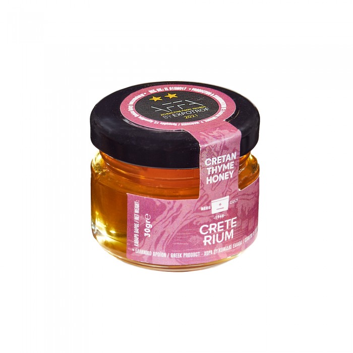 CRETERIUM - Μερίδα Βιολογικό Θυμαρίσιο Μέλι 30γρ CRETERIUM - Μερίδα Βιολογικό Θυμαρίσιο Μέλι 30γρ