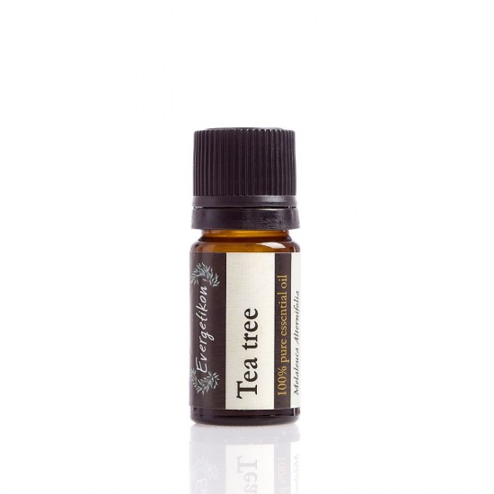 EVERGETIKON - Αιθέριο Έλαιο Τεϊόδεντρο (Tea Tree) Αντιμετωπίζει την Ακμή, Αντιμυκητιακό, Αντιμικροβιακό 5ml