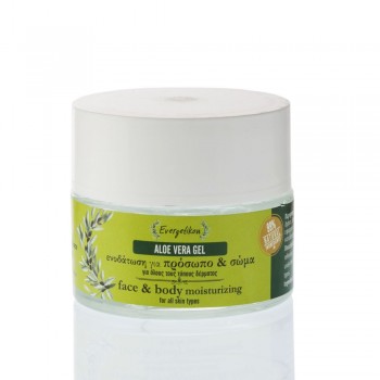 EVERGETIKON - Aloe Vera gel  Ενυδάτωση για το Πρόσωπο και το Σώμα 50ml