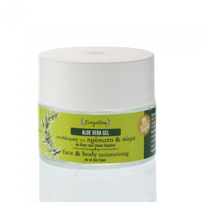 EVERGETIKON - Aloe Vera gel  Ενυδάτωση για το Πρόσωπο και το Σώμα 50ml