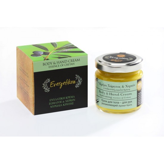 EVERGETIKON - Ενυδατική Κρέμα Σώματος και Χεριών Μυρωδιά Κρήτης 100ml