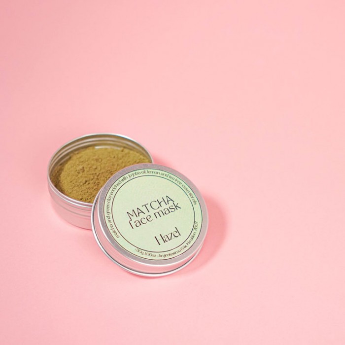 HAZEL - Μάσκα Προσώπου Matcha, Αποτοξίνωση, Αναζωογόνηση και Ενυδάτωση, Λιπαρές και Μεικτές Επιδερμίδες 30γρ