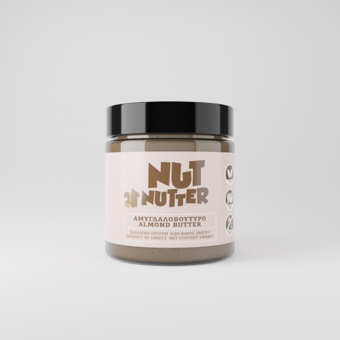 NUT NUTTER premium spreads - Αμυγδαλοβούτυρο χωρίς Ζάχαρη 250γρ NUT NUTTER premium spreads - Αμυγδαλοβούτυρο χωρίς Ζάχαρη 250γρ