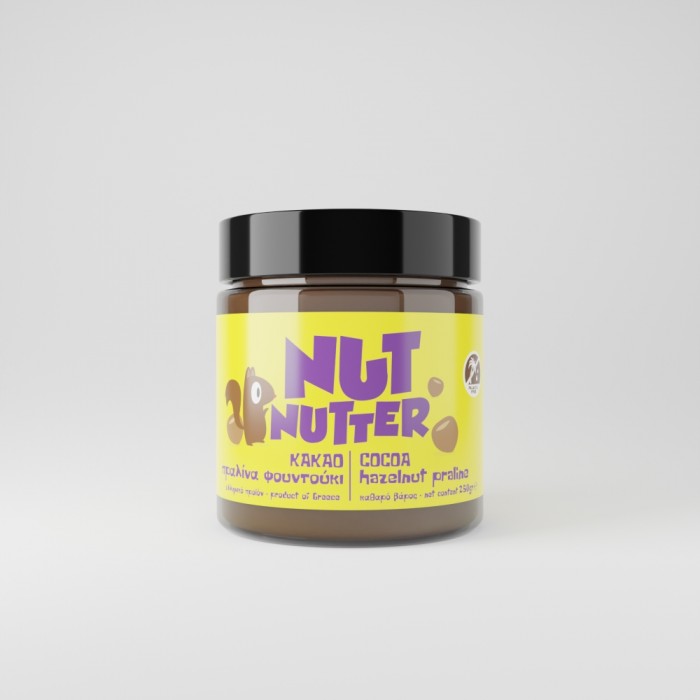 NUT NUTTER premium spreads - Πραλίνα Φουντουκιού με Κακάο 250γρ NUT NUTTER premium spreads - Πραλίνα Φουντουκιού με Κακάο 250γρ