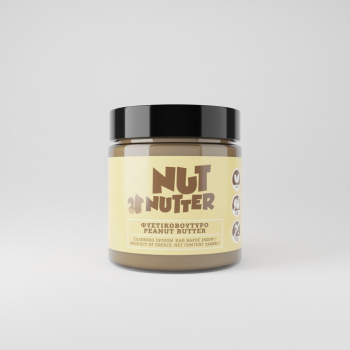 NUT NUTTER premium spreads - Φυστικοβούτυρο χωρίς Ζάζαρη 250γρ NUT NUTTER premium spreads - Φυστικοβούτυρο χωρίς Ζάζαρη 250γρ