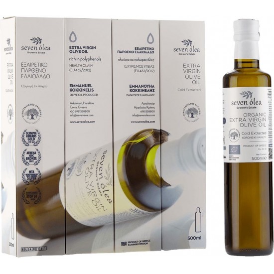 SEVEN OLEA - Premium Οργανικό Έξτρα Παρθένο Ελαιόλαδο 250, 500ml