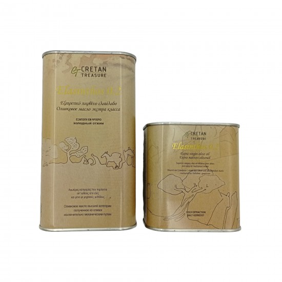 Stelman Trade - Cretan Treasure Elasinthos 0.2 Έξτρα Παρθένο Ελαιόλαδο (CAN) 500ml & 1Lt