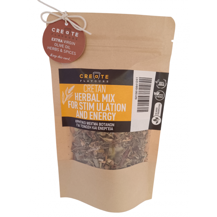 CREATE FLAVOURS - Μείγμα Βοτάνων για Τόνωση και Ενέργεια 30gr CREATE FLAVOURS - Μείγμα Βοτάνων για Τόνωση και Ενέργεια 30gr